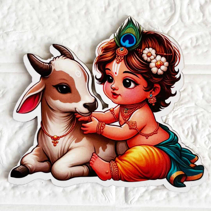 Kanha ji D5 Cutout Pack of 10 For Wall Hanging Decoration | Diwali Decoration | Temple, Main Door Entrance