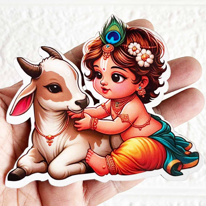 Kanha ji D5 Cutout Pack of 10 For Wall Hanging Decoration | Diwali Decoration | Temple, Main Door Entrance