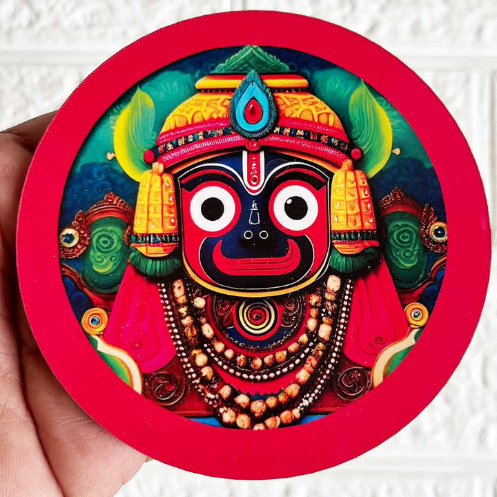 Lord Jagannath Face Cutout D3 Pack of 10 For Wall Hanging Decoration | Diwali Decoration | Temple, Main Door Entrance