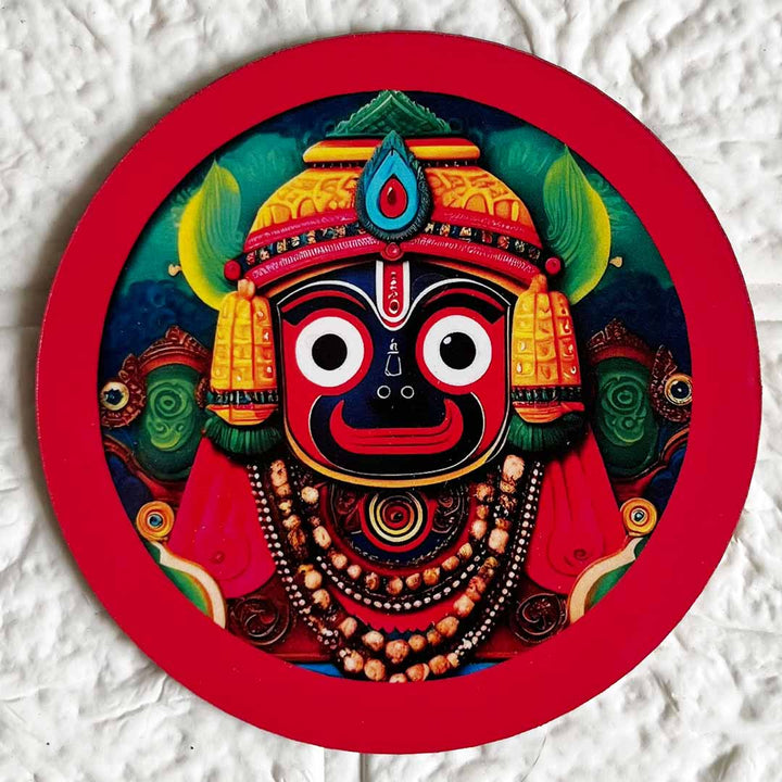 Lord Jagannath Face Cutout D3 Pack of 10 For Wall Hanging Decoration | Diwali Decoration | Temple, Main Door Entrance