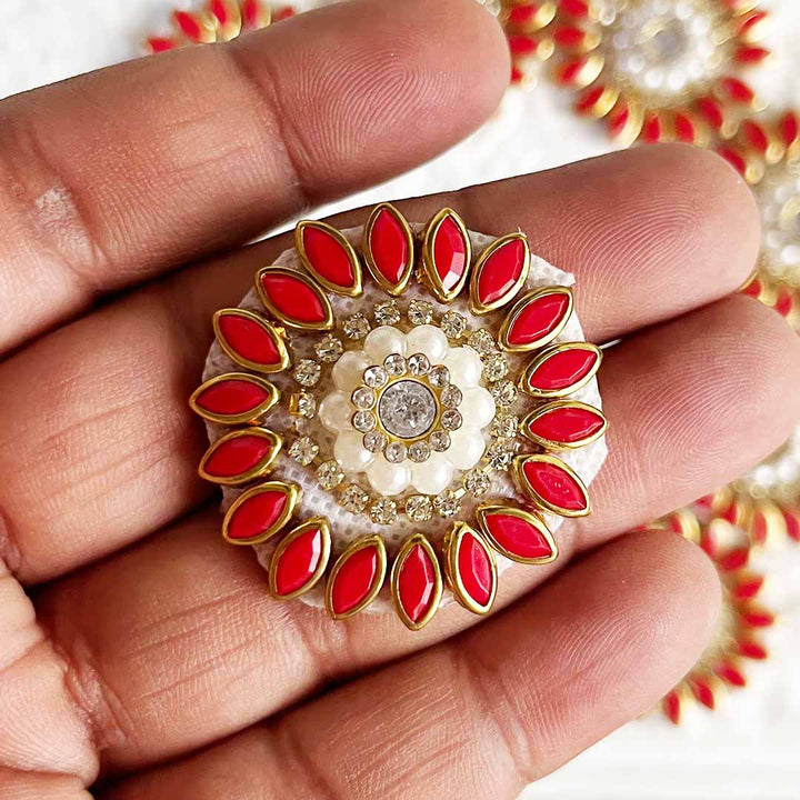 Small rhinestones round Patch Pack Of 10 For Bandhanwar Decorations, Gifts, DIY Art & Crafts