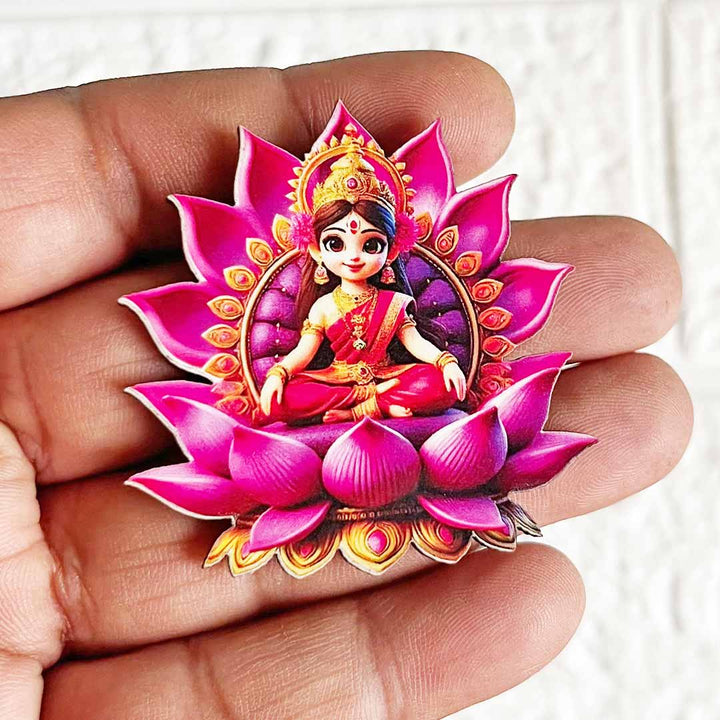 Lakshmi Ji Cutout D2 Pack of 10 For Wall Hanging Decoration | Diwali Decoration | Temple, Main Door Entrance