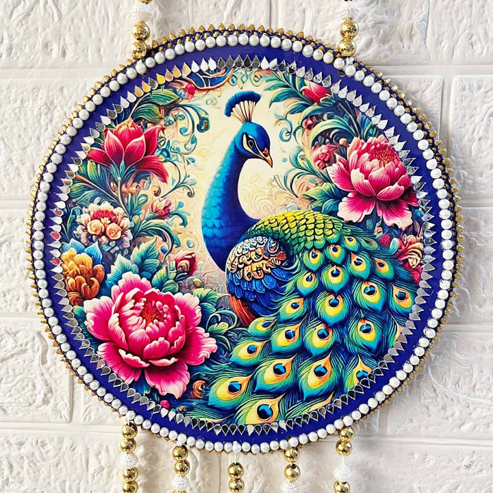Peacock Hanging | Traditional Wall Décor for Home entrance | 42 inch