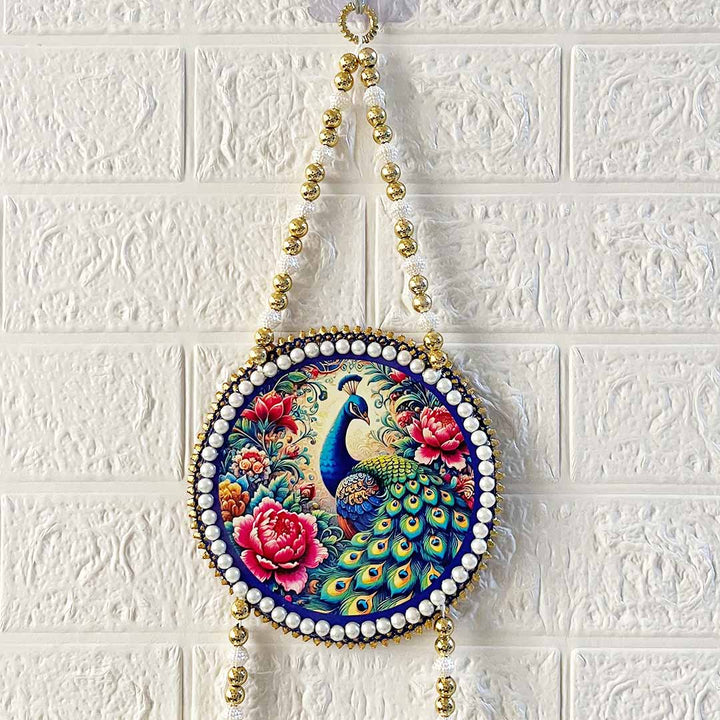 Peacock Hanging | Traditional Wall Décor for Home entrance | 42 inch