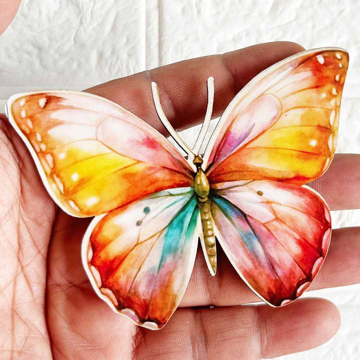 Butterfly Cutout D4 Pack of 10 For Home Decoration | Diwali Decoration | Temple, Main Door Entrance