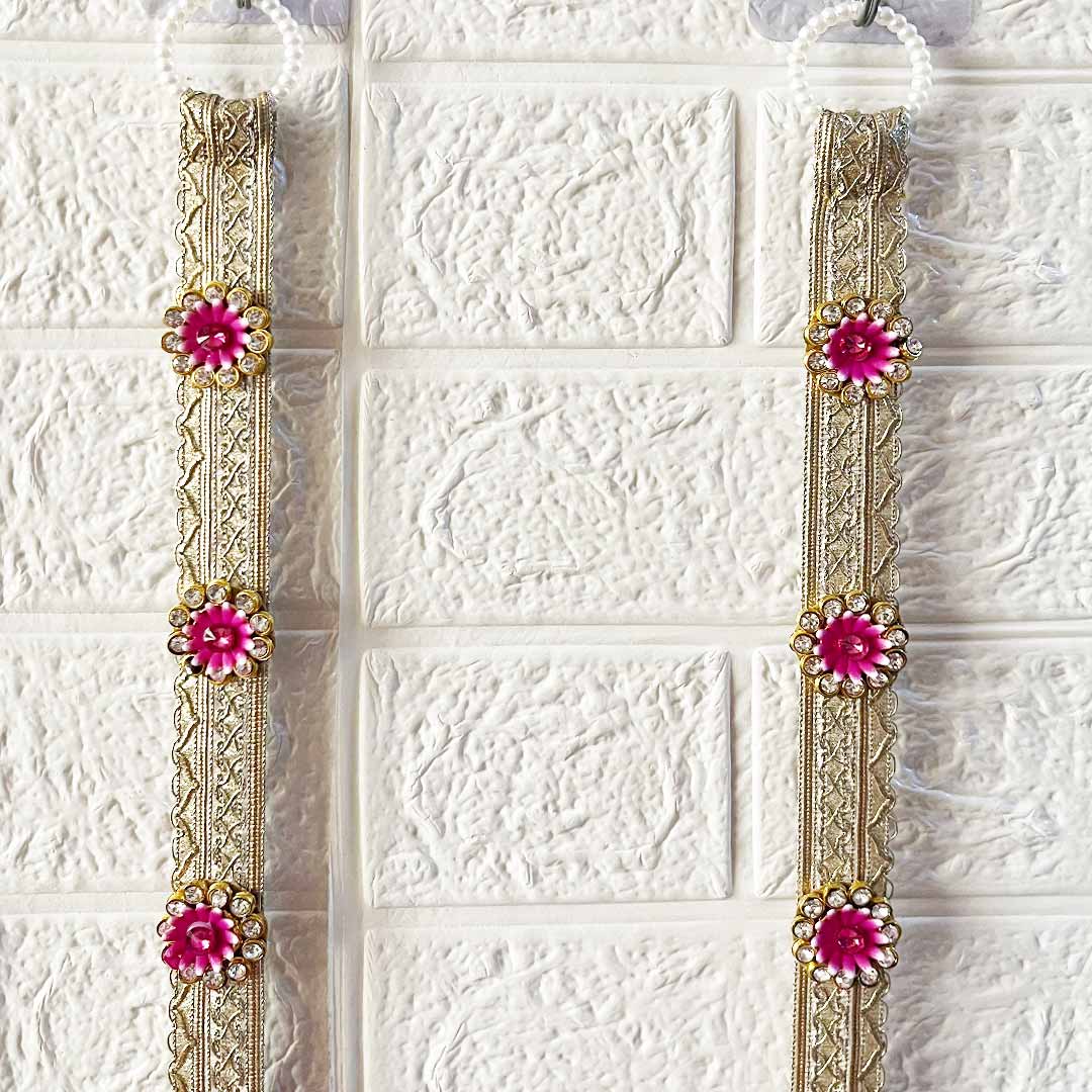 Evil eye Floral Door Entrance Decoration Hanging Pair D2 for home & office entrance décor