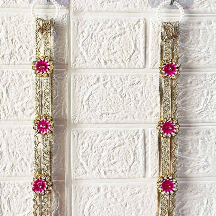 Evil eye Floral Door Entrance Decoration Hanging Pair D2 for home & office entrance décor