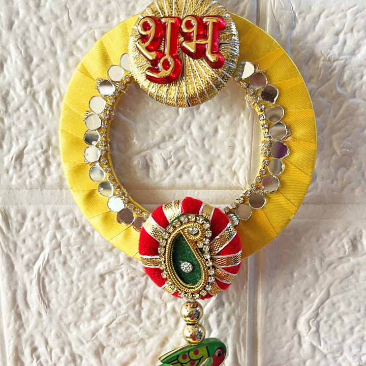 Shubh Labh Door Entrance Decoration Hanging Pair D4 for festive decor