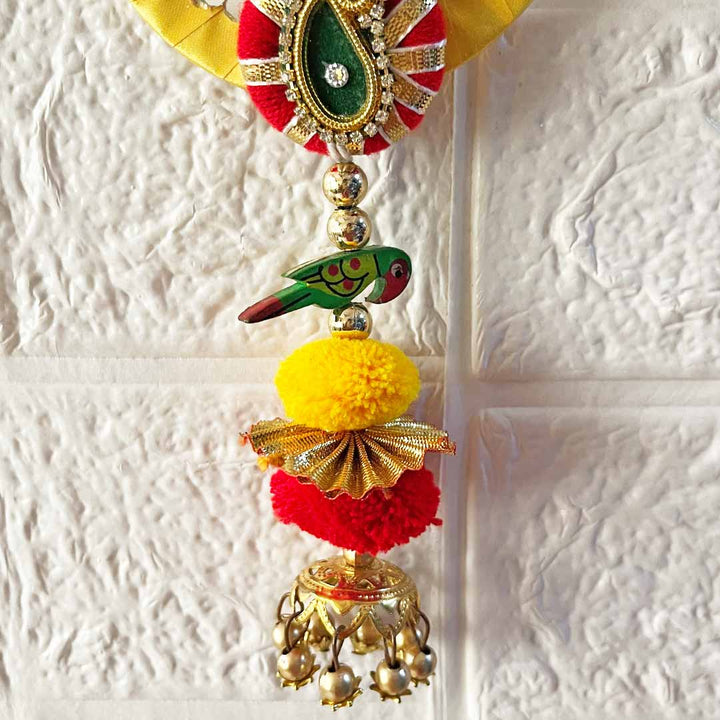 Shubh Labh Door Entrance Decoration Hanging Pair D4 for festive decor
