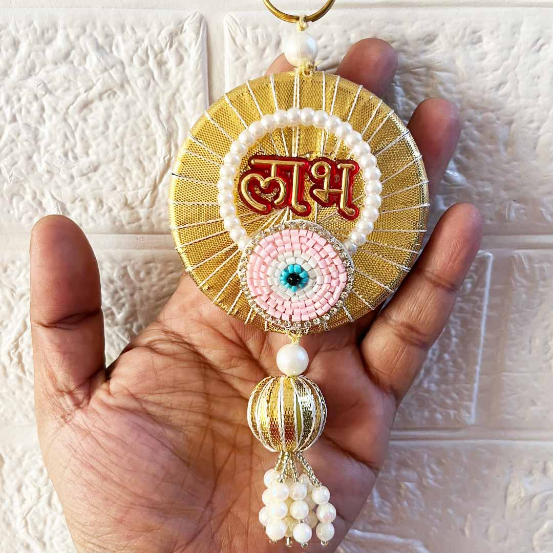Shubh Labh Door Entrance Decoration Hanging Pair D6 for festive decor