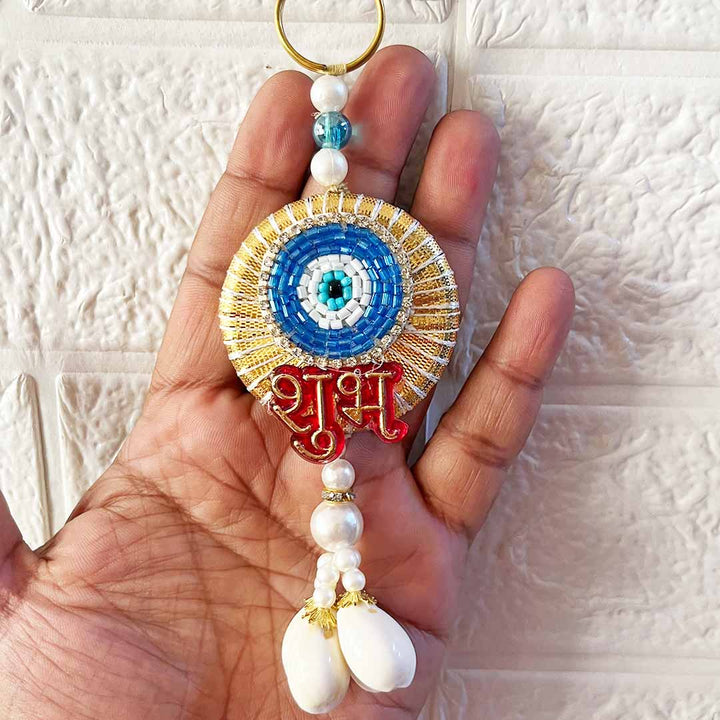 Shubh Labh Door Entrance Decoration Hanging Pair D9 for festive decor