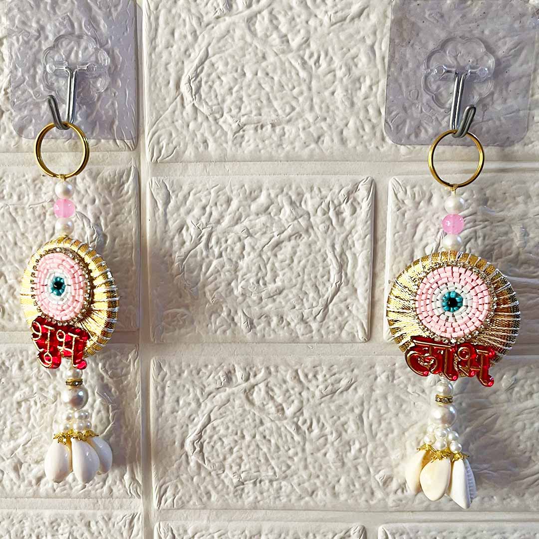 Shubh Labh Door Entrance Decoration Hanging Pair D10 for festive decor