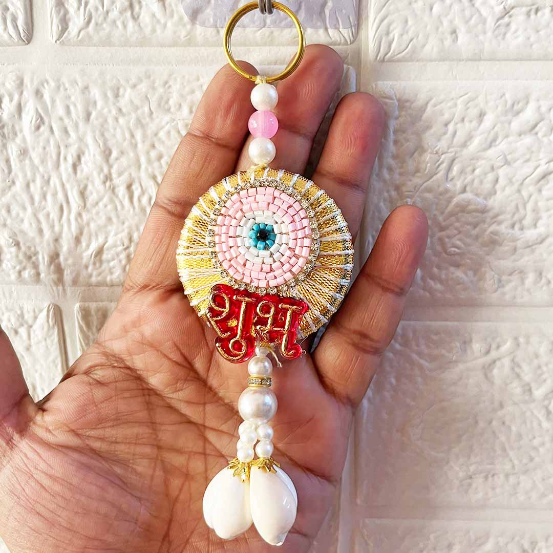 Shubh Labh Door Entrance Decoration Hanging Pair D10 for festive decor