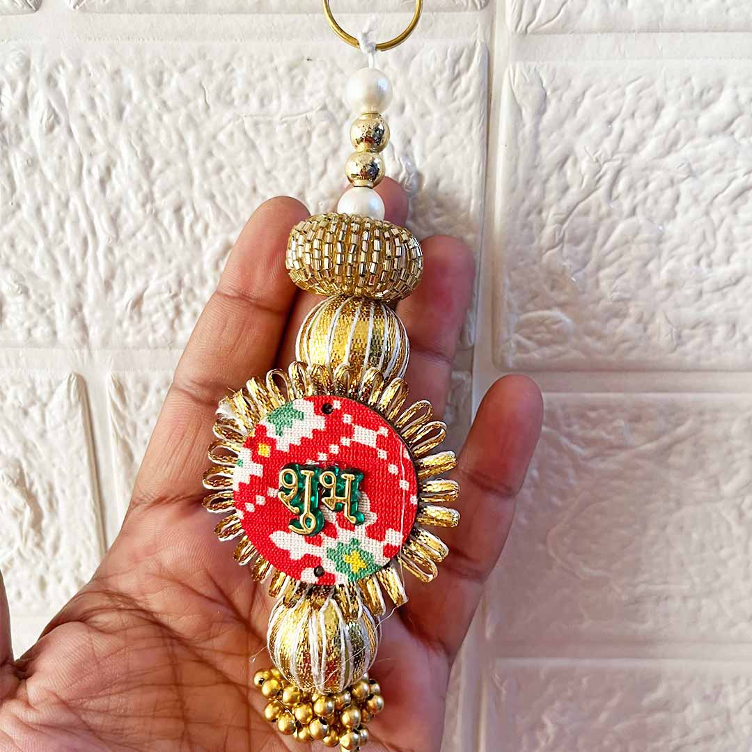 Shubh Labh Door Entrance Decoration Hanging Pair D11 for festive decor
