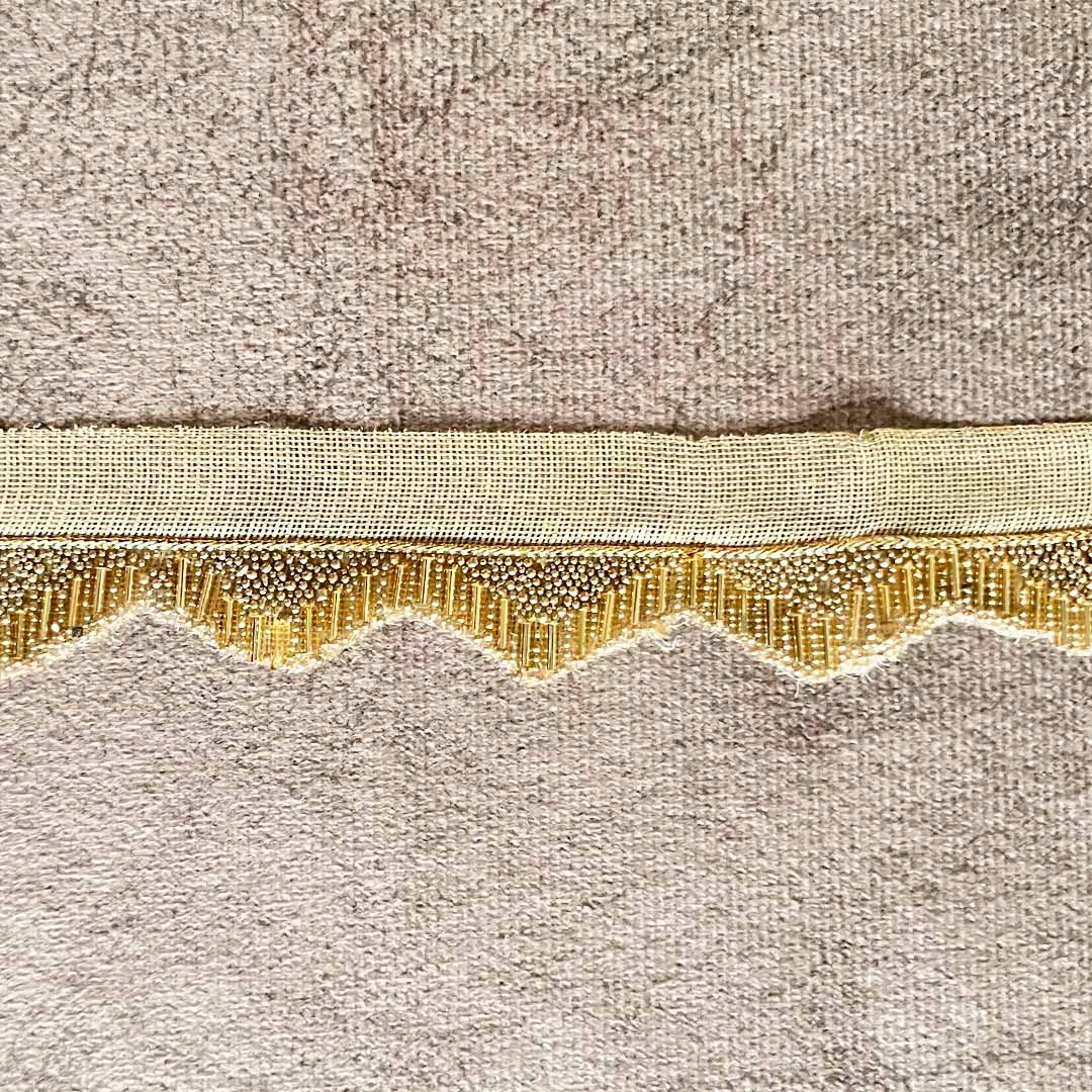 Golden Color Pipe (Nalki) Lace - 9mtr