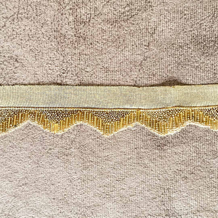 Golden Color Pipe (Nalki) Lace - 9mtr