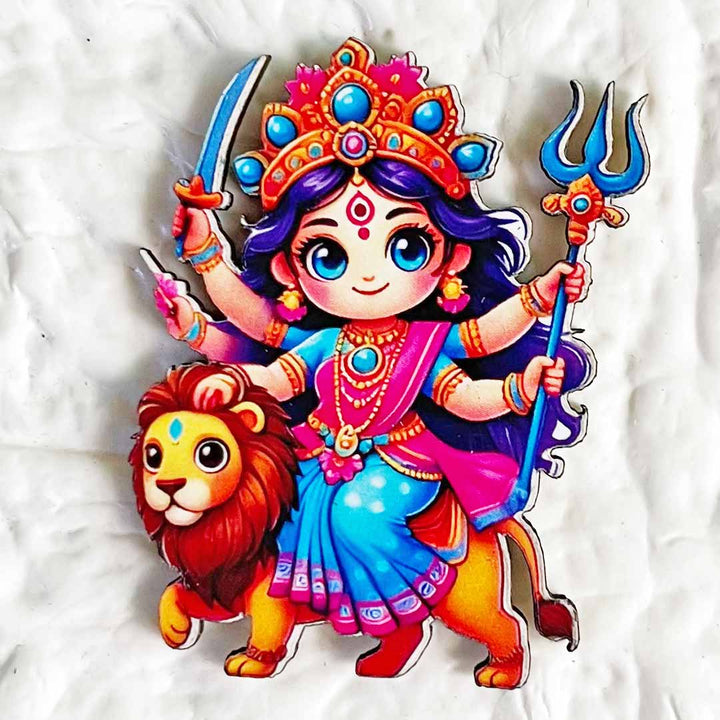 Durga ji Cutout Pack of 10 For Wall Hanging Decoration | Diwali Decoration | Temple, Main Door Entrance
