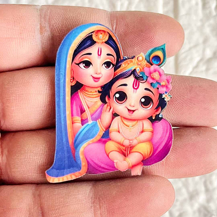 Yashoda Kanha ji Cutout Pack of 10 For Wall Hanging Decoration | Diwali Decoration | Temple, Main Door Entrance