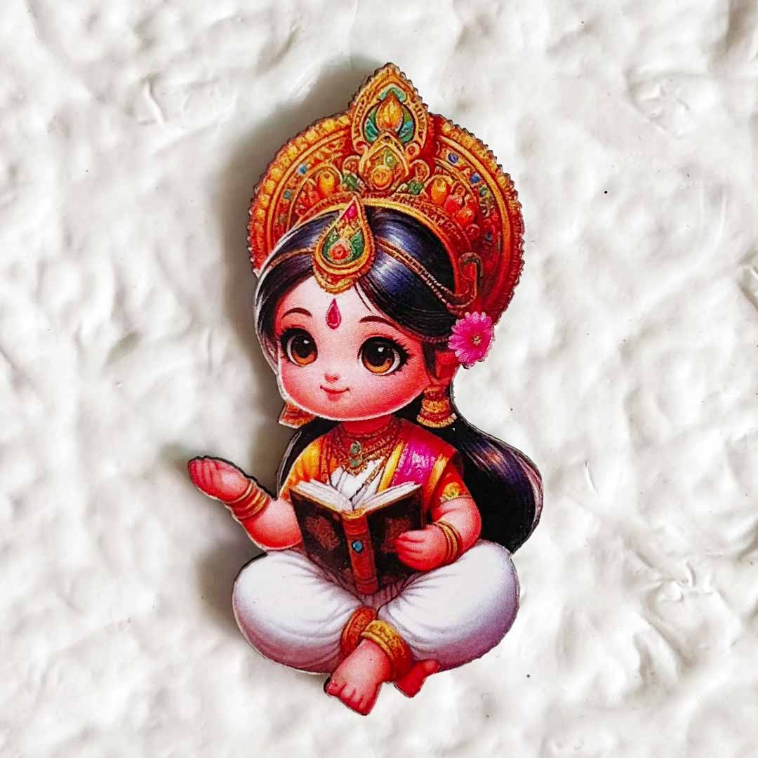 Saraswati ji D2 Cutout Pack of 10 For Wall Hanging Decoration | Diwali Decoration | Temple, Main Door Entrance