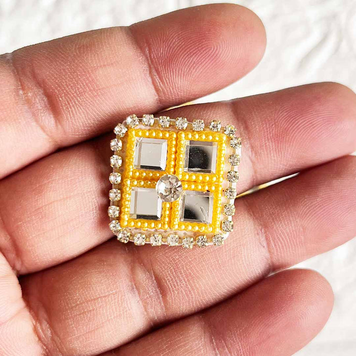Square Patch Pack Of 10 For God necklace decoration