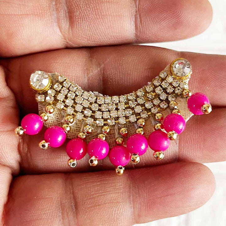 Beaded Patch Pack Of 10 For God necklace decoration