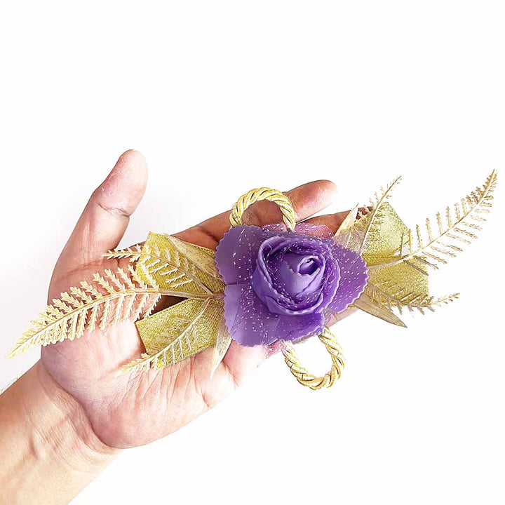 Foam Rose Bunch pack of 6 for Trousseau Packing, Ready to use Flower Brooch Hamper for Decoration