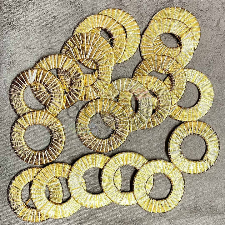 Golden Gota Ring Plate Pack Of 20
