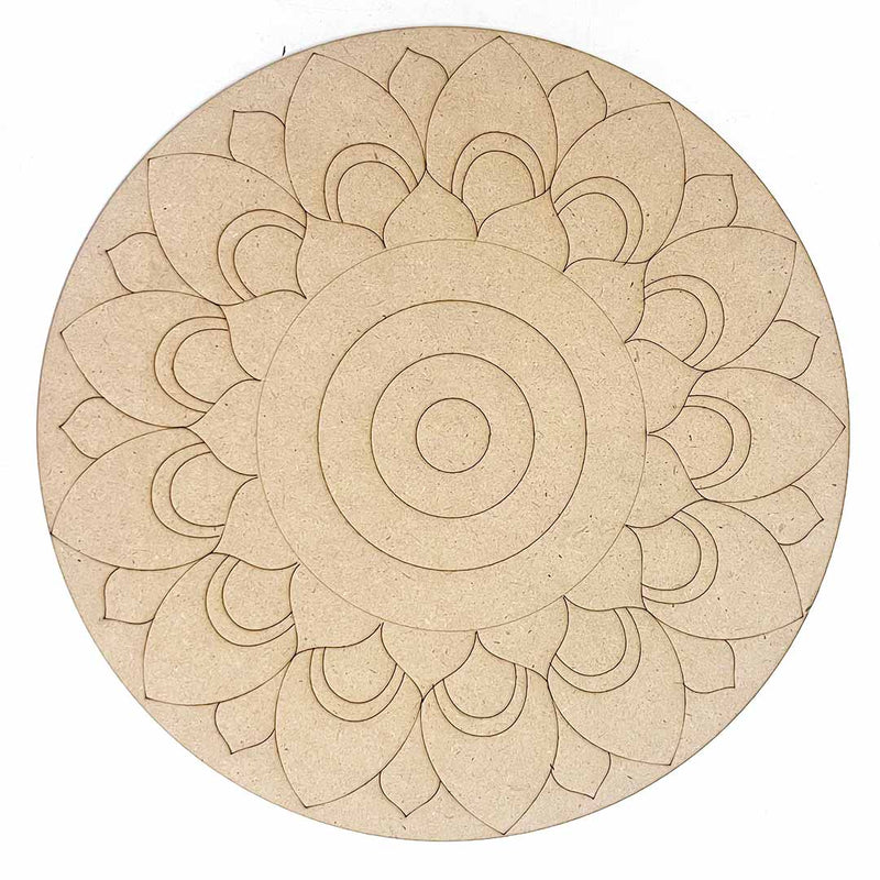 Mandala Design(1) MDF Engraved Base