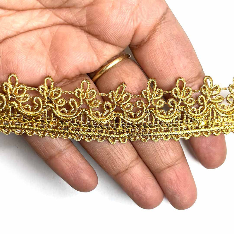 Golden Dori Weaving Beautiful Lace (9 meter)