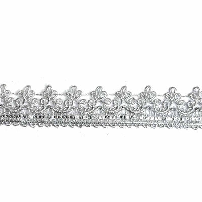 Silver Dori Weaving Beautiful Lace (9 meter) Saree Border for Women Embroidery Saree, Suit, Lehanga craftworks, Dress Decoration