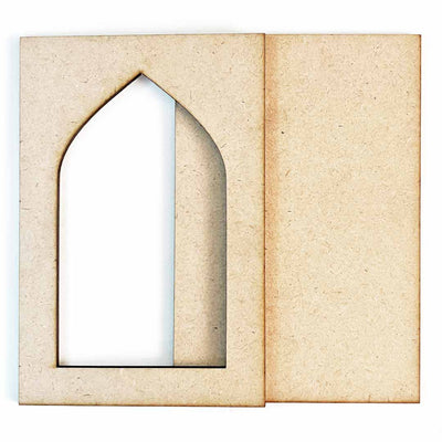 Jharokha Mdf Cutout for DIY Art And Craft, Wall Hanging Decorations, Festival Gift, Wedding Design No.2