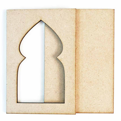 Jharokha Mdf Cutout for DIY Art And Craft, Wall Hanging Decorations, Festival Gift, Wedding Design No.3