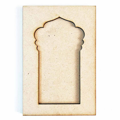 Jharokha Mdf Cutout for DIY Art And Craft, Wall Hanging Decorations, Festival Gift, Wedding Design No.4