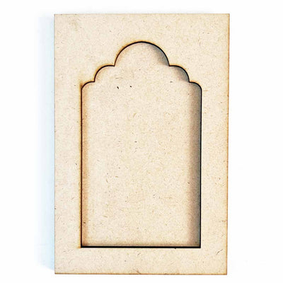 Jharokha Mdf Cutout for DIY Art And Craft, Wall Hanging Decorations, Festival Gift, Wedding Design No.6