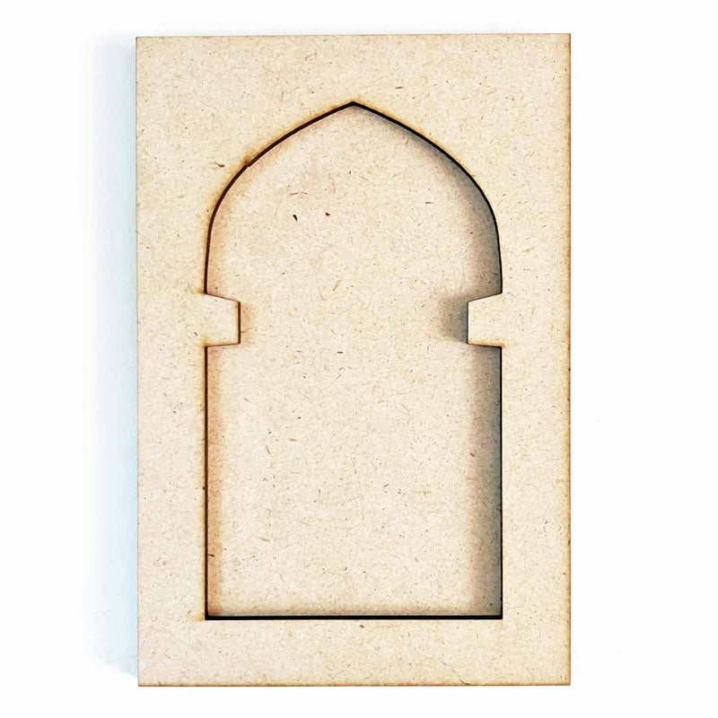 Jharokha Mdf Cutout for DIY Art And Craft, Wall Hanging Decorations, Festival Gift, Wedding Design No.7