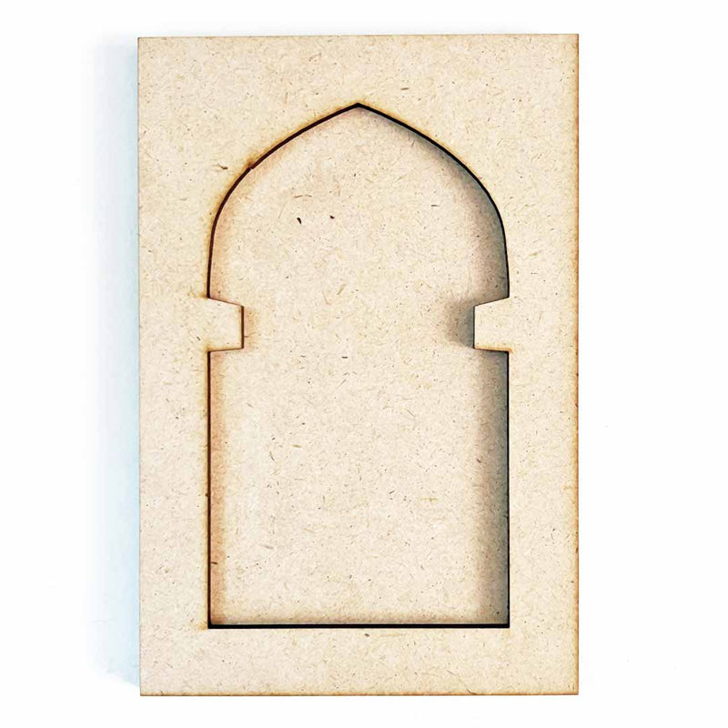 Jharokha Mdf Cutout for DIY Art And Craft, Wall Hanging Decorations, Festival Gift, Wedding Design No.7