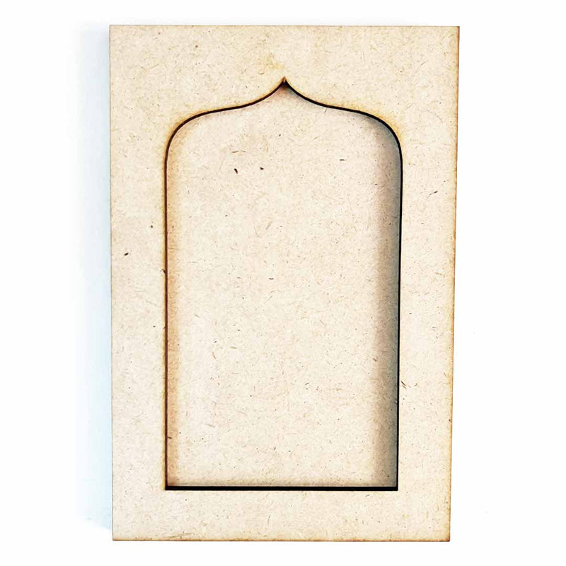 Jharokha Mdf Cutout for DIY Art And Craft, Wall Hanging Decorations, Festival Gift, Wedding Design No.8