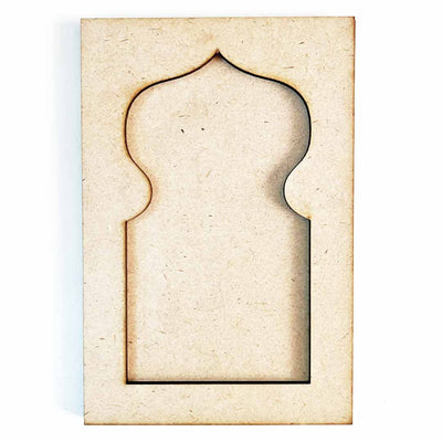 Jharokha Mdf Cutout for DIY Art And Craft, Wall Hanging Decorations, Festival Gift, Wedding Design No.9