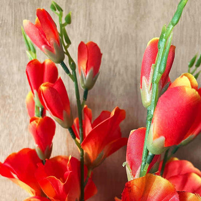 Red & Yellow Shaded Artificial Flower Stems Or Shrubs (Copy)