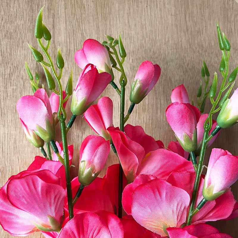Dark Pink Shaded Artificial Flower Stems Or Shrubs