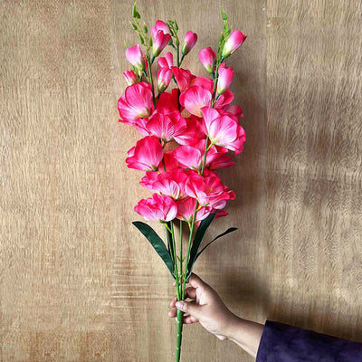 Dark Pink Shaded Artificial Flower Stems Or Shrubs