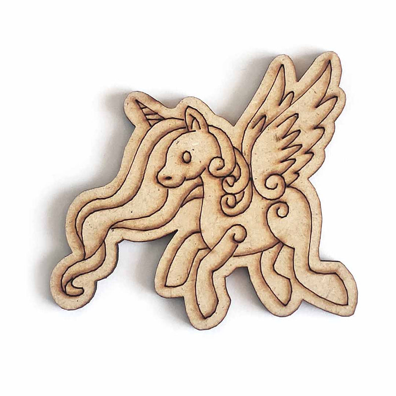Unicorn Shape Fridge Magnet Design No 4