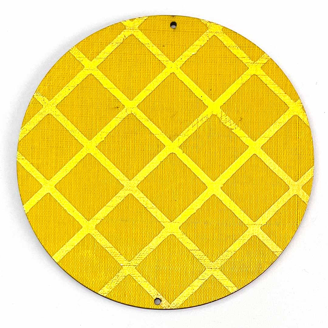 Golden Foil Plate | Red Color fabric Plate | Homes Decoration Item | Festival hanging Plate | Mandir Decoration | Temple Decoration | Pichwai | Diy Art | Craft | Craft Decoration Makers | Hobby Craft | Indian Decoration Intem | Pooja