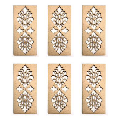 Floral Design Mdf | Mdf | Floral Motif | Tealight Platers | Platers Pack of 2 | Tealight | Plater MDF | Motifs | Craft | Art | Decoration | Collection | Laser Cutting Design | MDF Cutouts | Adikala Craft Store | Decoration | Adikala