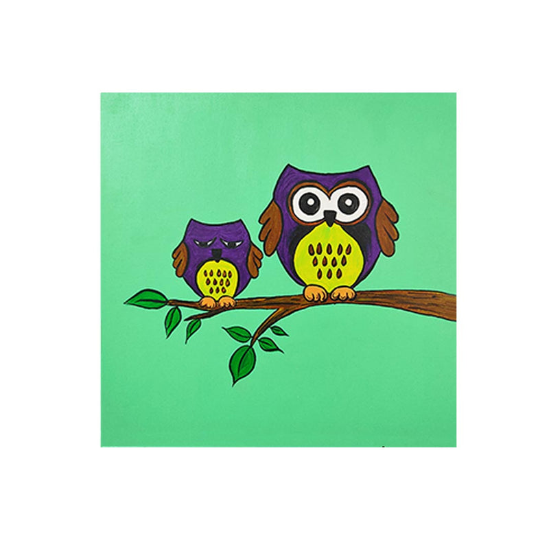 Owl With Cloud Nursery Art | Owl With Cloud Nursery Art Wall Plaque Set Of 3 | Set of 3 | Adikala Craft Store | Adikala | Art Craft | Craft | Paintings | Wall Decoration | Decoration