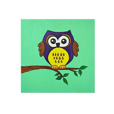 Owl With Cloud Nursery Art | Owl With Cloud Nursery Art Wall Plaque Set Of 3 | Set of 3 | Adikala Craft Store | Adikala | Art Craft | Craft | Paintings | Wall Decoration | Decoration