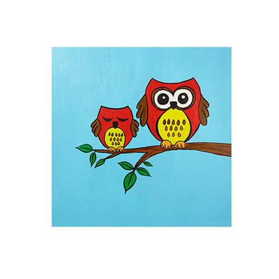 Owl With Quote Nursery Art Wall Plaque Set Of 3 | Owl | Quote Nursery Art Wall Plaque | Adikala Craft Store | Art Craft | Craft | Painting | Wall Painting | Owl Familly | Nursury Kids