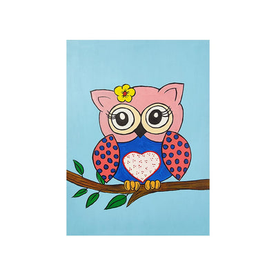 Owl Nursery Art Wall Plaque Set Of 3 | Set of 3 | Art Craft | Adikala Craft Store | Craft | Decoration | Home Decoration | Adikala | Owl Art | Nursery Art | Wall Plaque