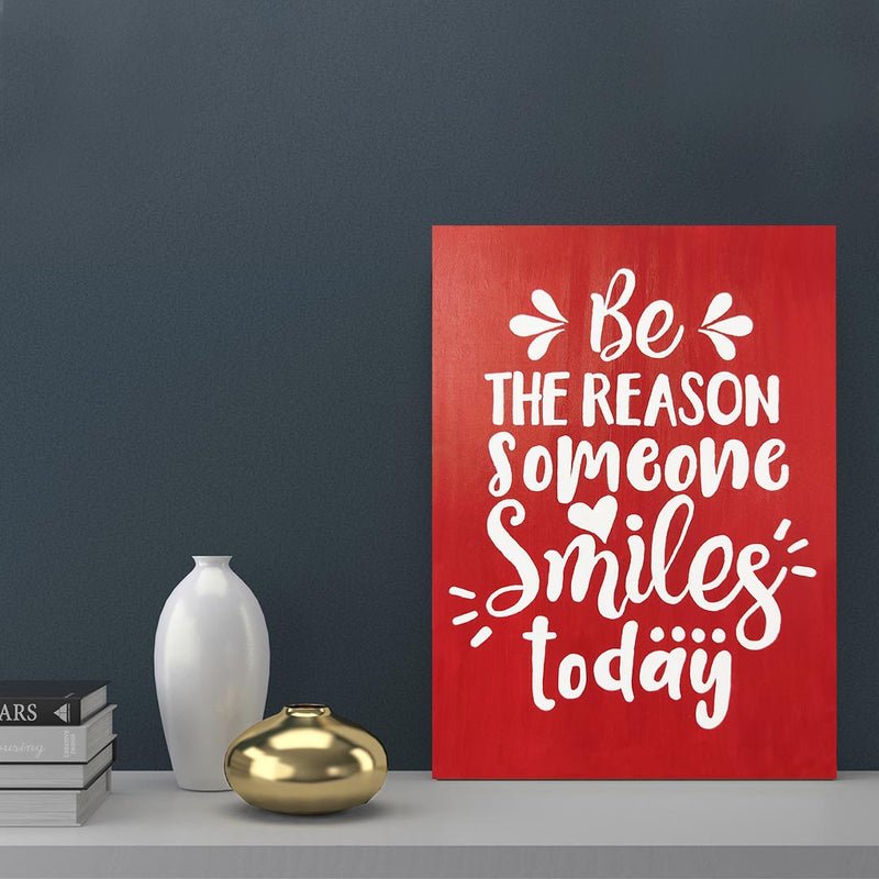 Word Quote Nursery Art Wall Plaque Red