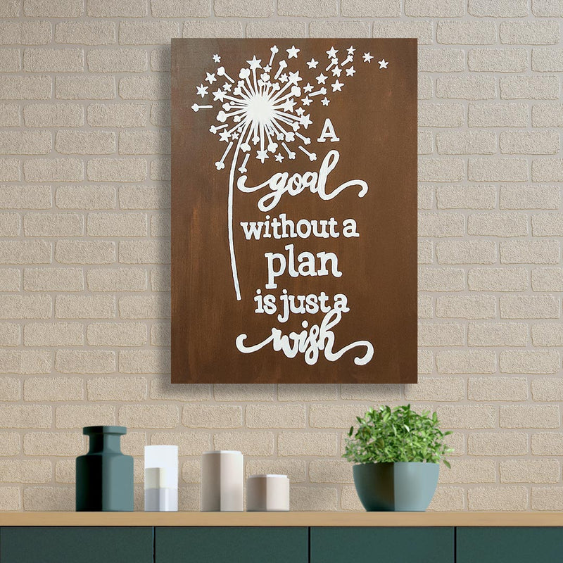 Motivational Quote Wall Plaque